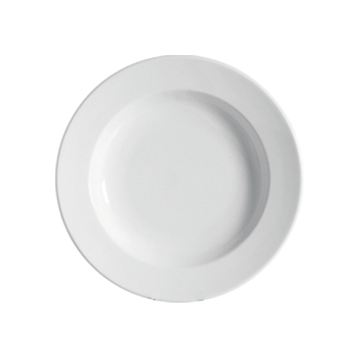 CAC China RCN-110 Clinton Super White Porcelain Pasta Bowl 22 oz., 11"  - 1 dozen