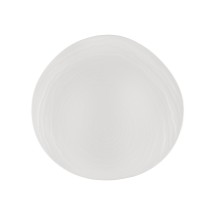CAC China BHM-16 Bahamas Bone White Porcelain Plate 10 3/4&quot; - 1 dozen