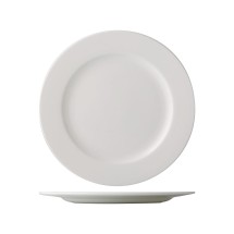 CAC China GDC-5 Grand Canyon Bone White Porcelain Plate 5 1/2&quot; - 3 dozen