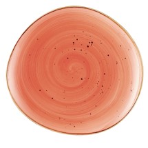 CAC China TUS-21-CRL Tucson Porcelain Coral Plate 12 1/4"  - 1 dozen