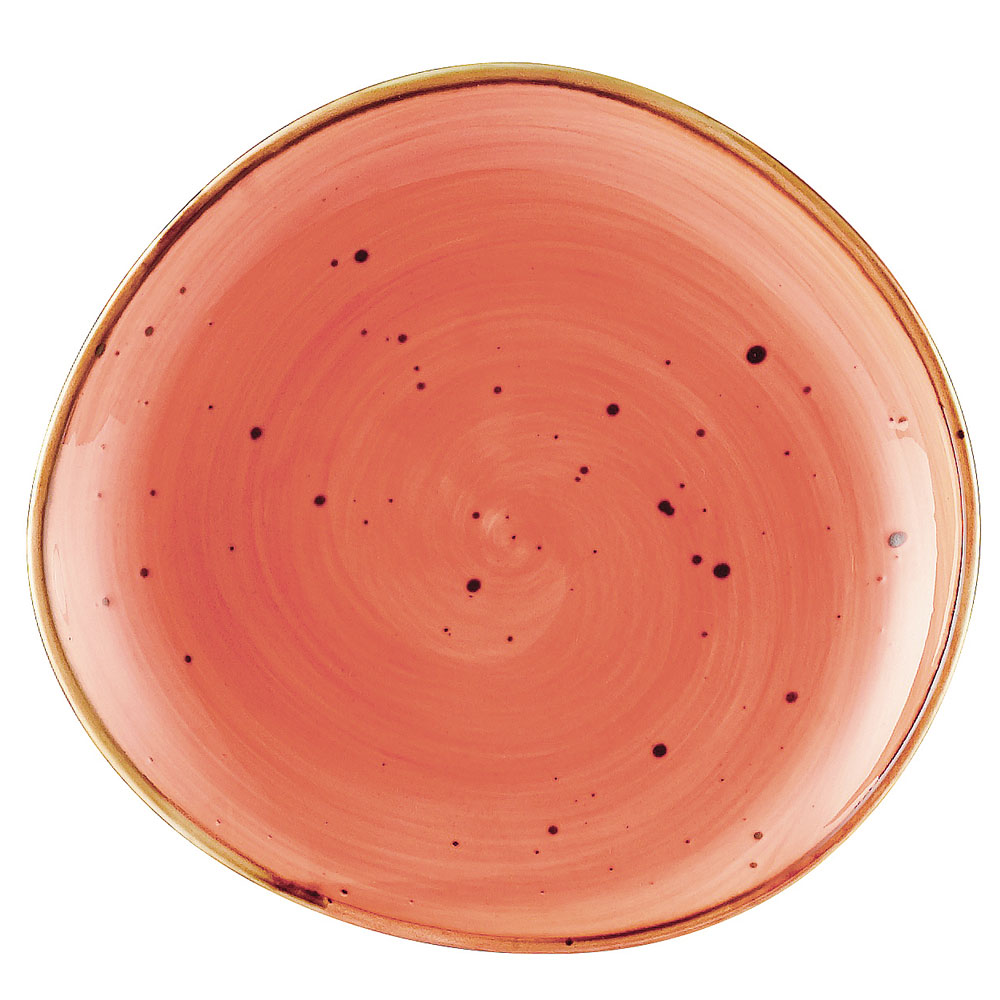 CAC China TUS-6-CRL Tucson Porcelain Coral Plate 6 3/8"  - 3 dozen