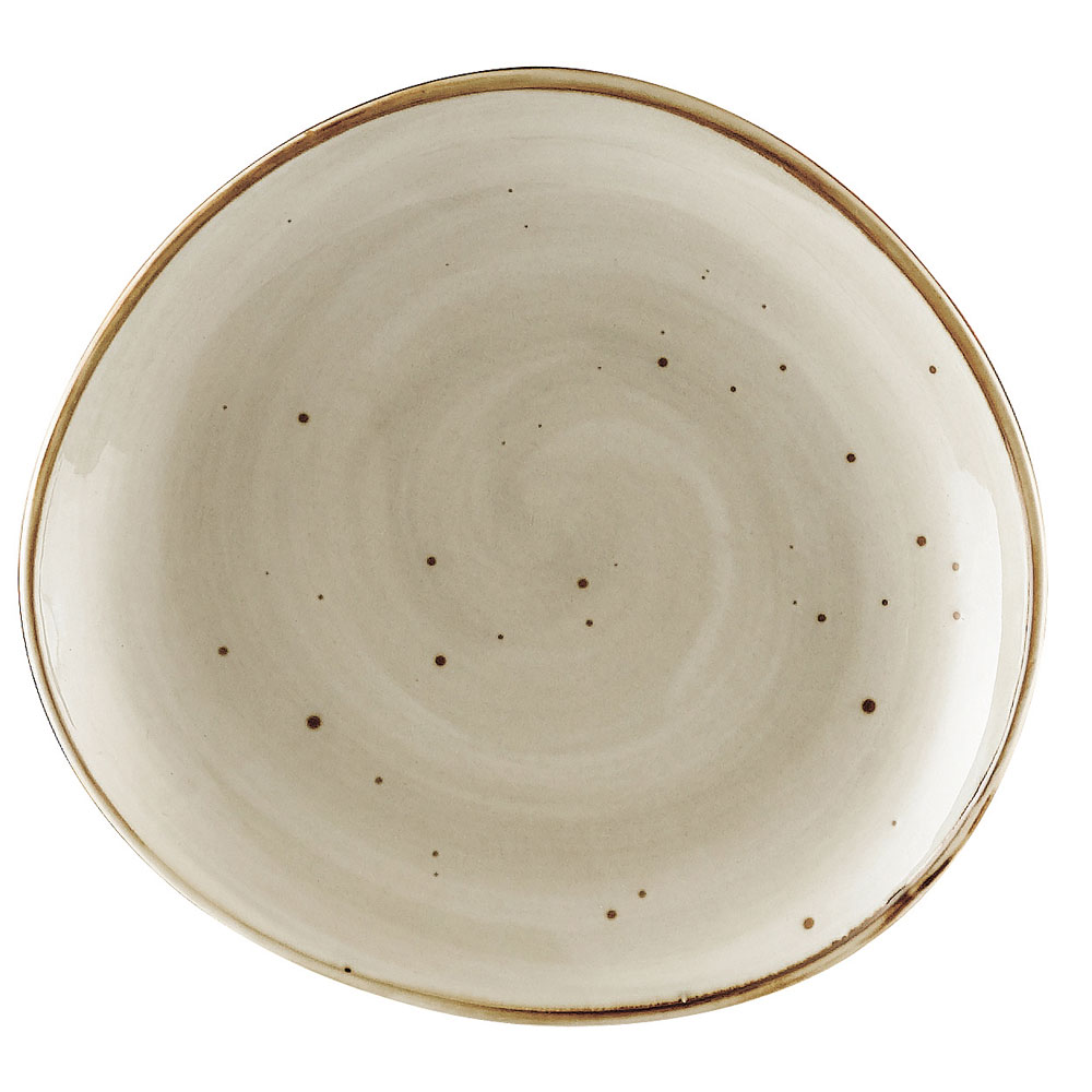 CAC China TUS-6-BGE Tucson Porcelain Desert Beige Plate 6 3/8"  - 3 dozen