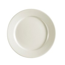 CAC China REC-22 American White Rolled Edge Plate 8 1/4&quot; - 3 dozen