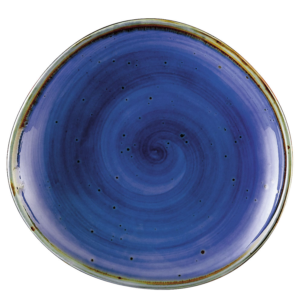 CAC China TUS-6-BLU Tucson Porcelain Starry Night Blue Plate 6 3/8"  - 3 dozen