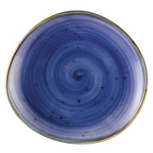 CAC China TUS-8-BLU Tucson Porcelain Starry Night Blue Plate 8 1/4&quot; - 3 dozen