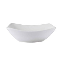CAC China R-HB7 RCN Specialty Super White Porcelain Rectangular Bowl 16 oz., 7&quot;  - 3 dozen