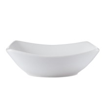CAC China R-HB10 RCN Specialty Super White Porcelain Rectangular Bowl 46 oz., 10&quot;  - 1 dozen