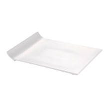 CAC China SF-P26 Sunrise Bone White Flat Rectangular Platter 16 1/2" - 8 pcs