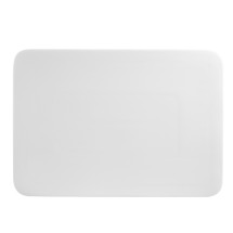 CAC China SF-RT16 Sunrise Bone White Flat Rectangular Platter 16" - 8 pcs