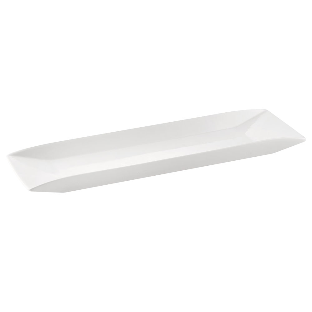 CAC China MX-RT92 Catering Collection Super White Porcelain Rectangular Platter 23" - 6 pcs