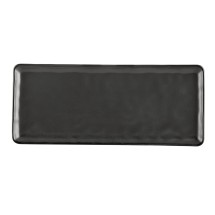 CAC China RFR-RT61 Rainforest Dark Green Rectangular Porcelain Platter 16"  - 1 dozen