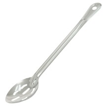 CAC China SBHL-11 Slotted Stainless Steel Basting Spoon 1.2mm 11&quot;