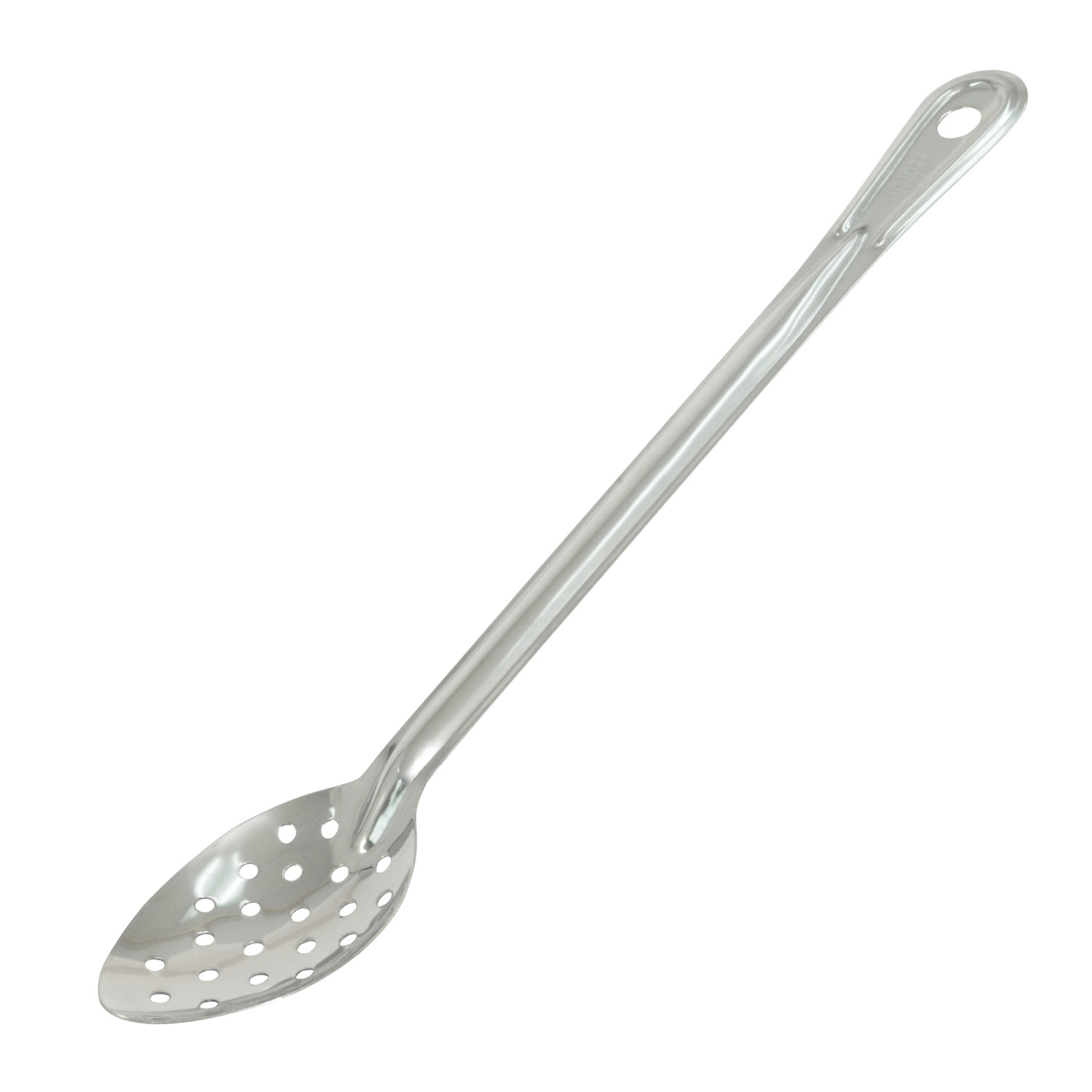 CAC China SBHP-11 Perforated Stainless Steel Basting Spoon 1.2mm 11"
