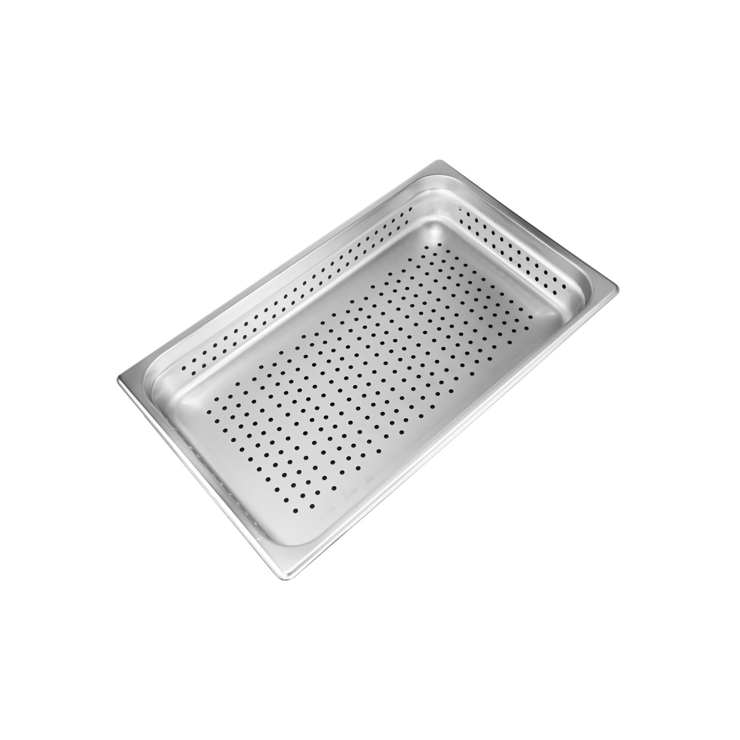 CAC China SSPF-25-2P Full Size 25-Gauge Perforated Stainless Steel Steam Pan 2 1/2"