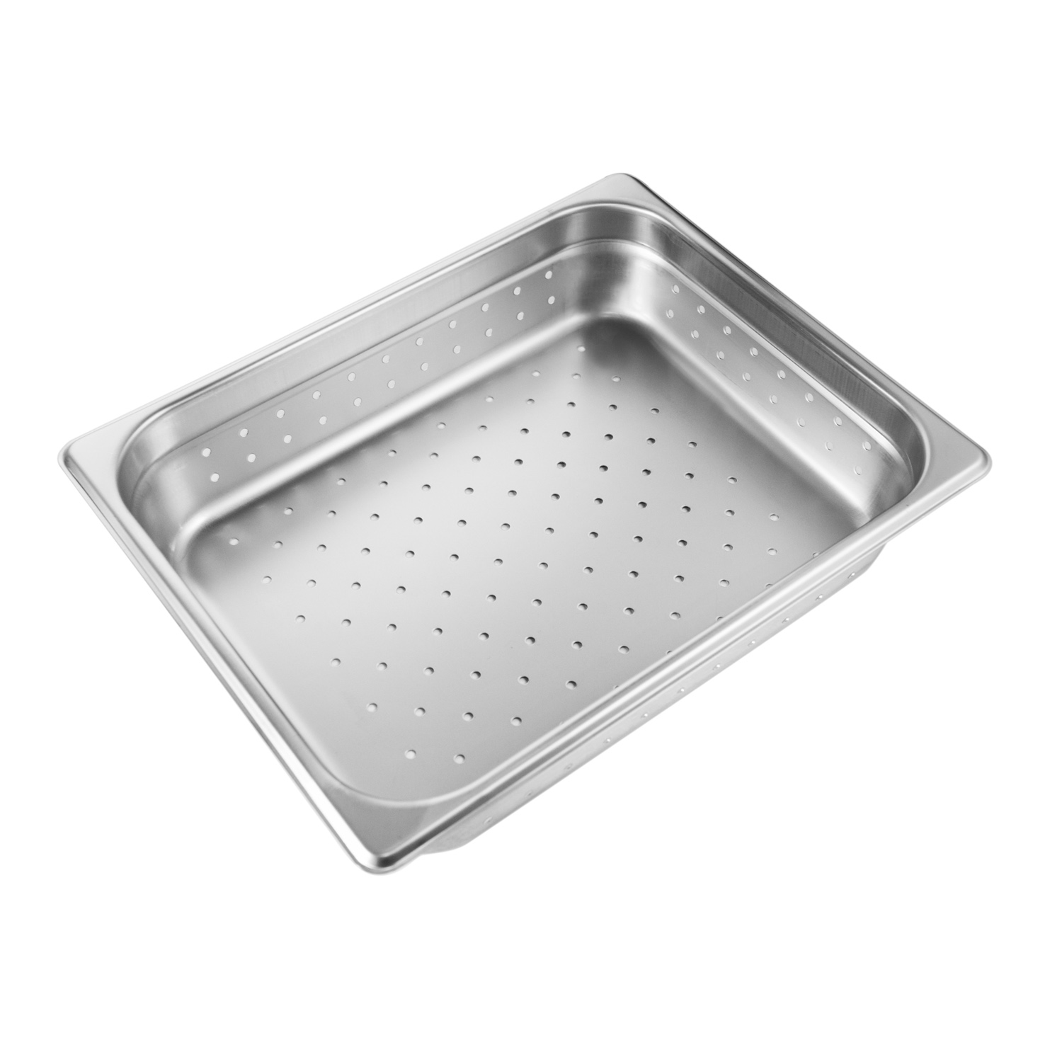 CAC China SSPH-24-2P Half Size 24-Gauge Perforated Stainless Steel Steam Pan 2 1/2"