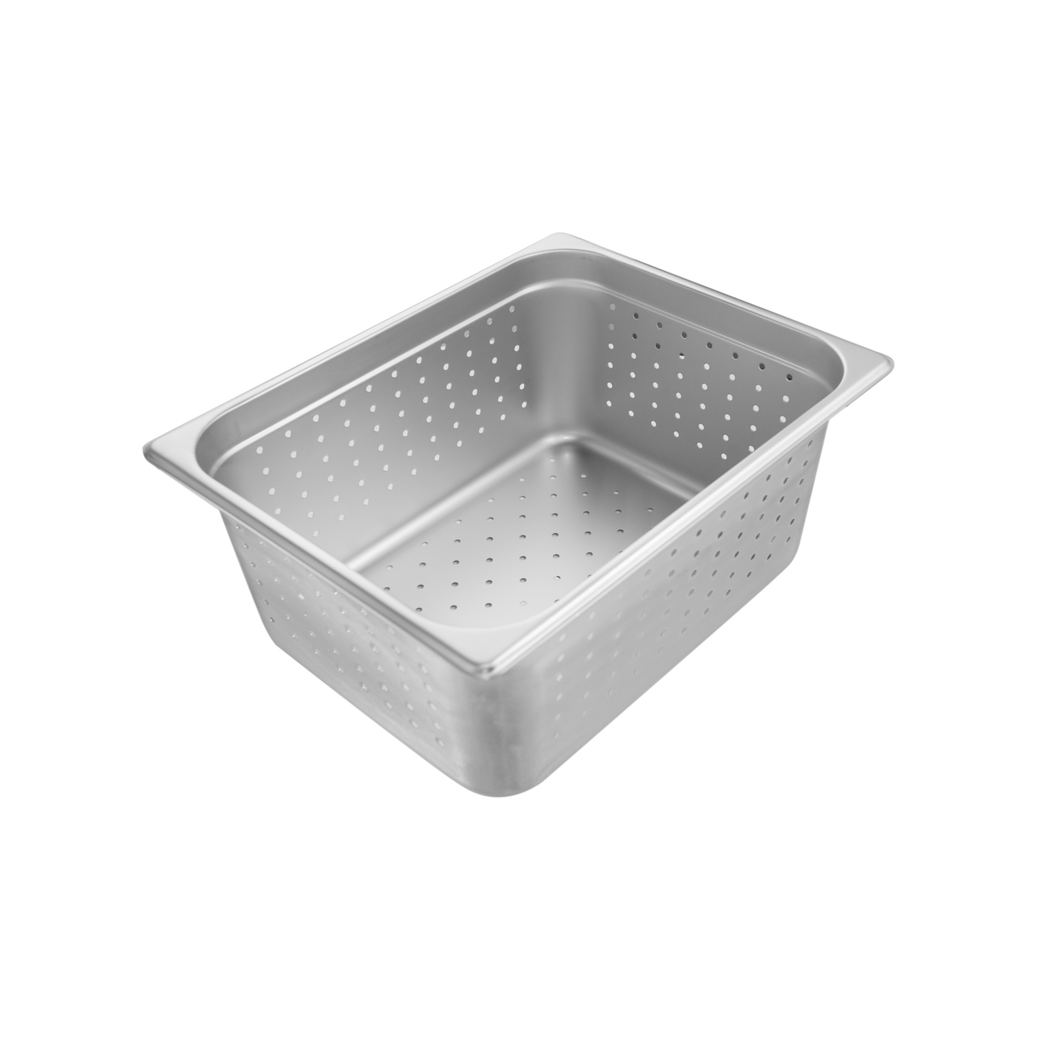 CAC China SSPH-25-6P Half Size 25-Gauge Perforated Stainless Steel Steam Pan 6"