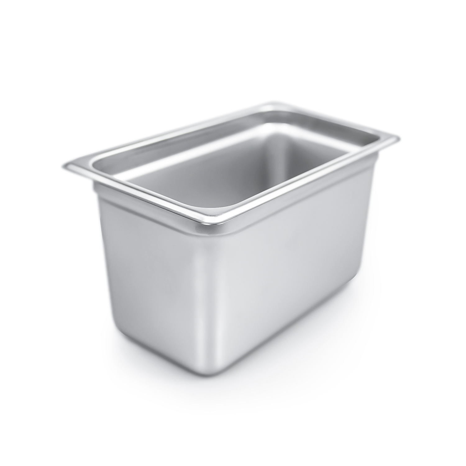 CAC China STPQ-25-6 1/4 Size Anti Jam 25-Gauge Stainless Steel Steam Pan 6"