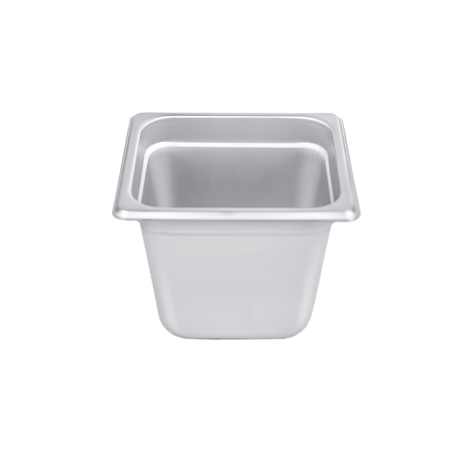 CAC China STPS-25-6 1/6 Size Anti Jam 25-Gauge Stainless Steel Steam Pan, 6" Deep