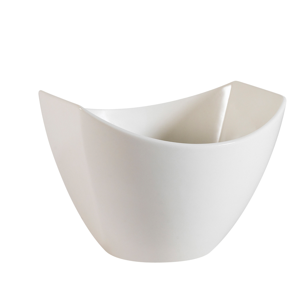 CAC China STU-B4 Studio Bone White Porcelain Salad Bowl 10 oz., 4 1/4"  - 3 dozen