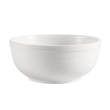 CAC China TGO-18 Tango Embossed Bone White Porcelain Salad Bowl 15 oz., 5 7/8&quot; - 3 dozen