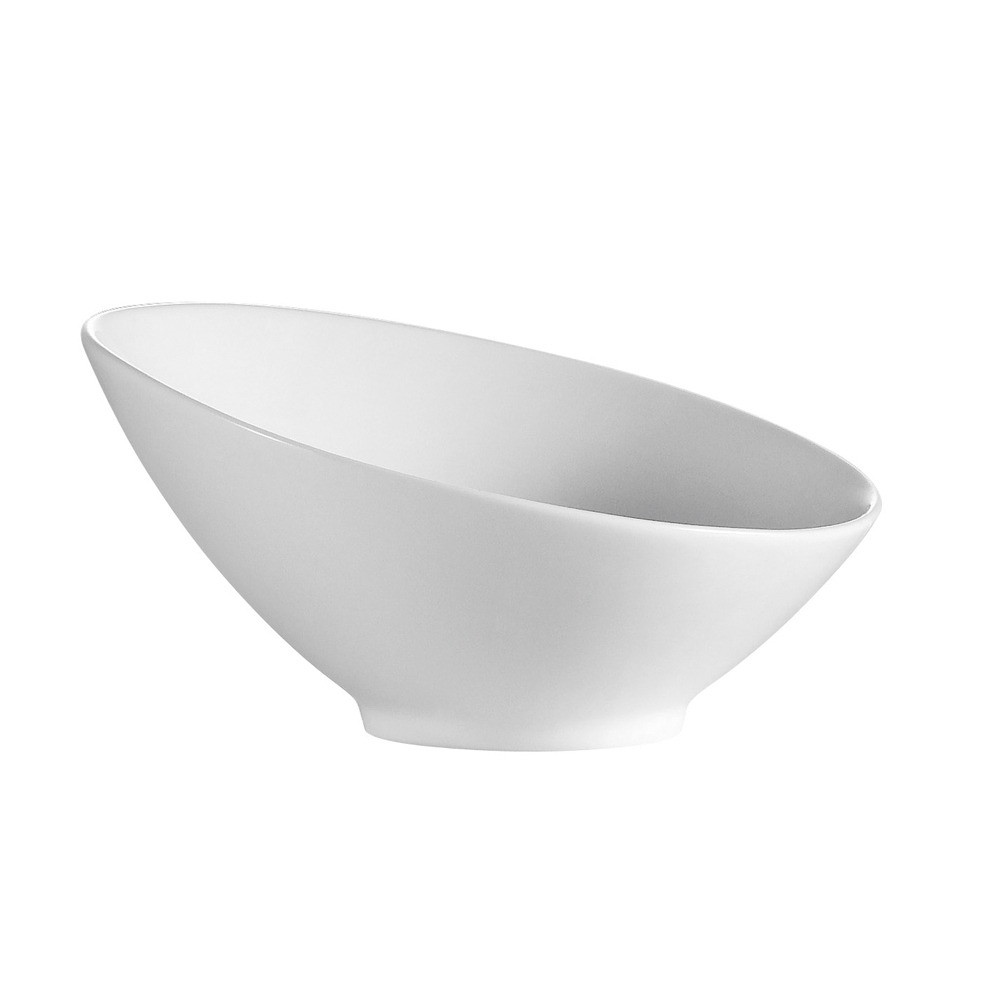 CAC China SHER-B5 Sheer Bone White Porcelain Salad Bowl 8 oz., 5"  - 3 dozen