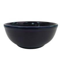 CAC China TG-15-CBU Tango Embossed Porcelain Cobalt Blue Salad Bowl 12.5 oz., 5 3/4&quot; - 3 dozen