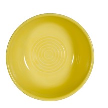 CAC China TG-15-SFL Tango Embossed Porcelain Sunflower Salad Bowl 12.5 oz., 5 3/4&quot; - 3 dozen