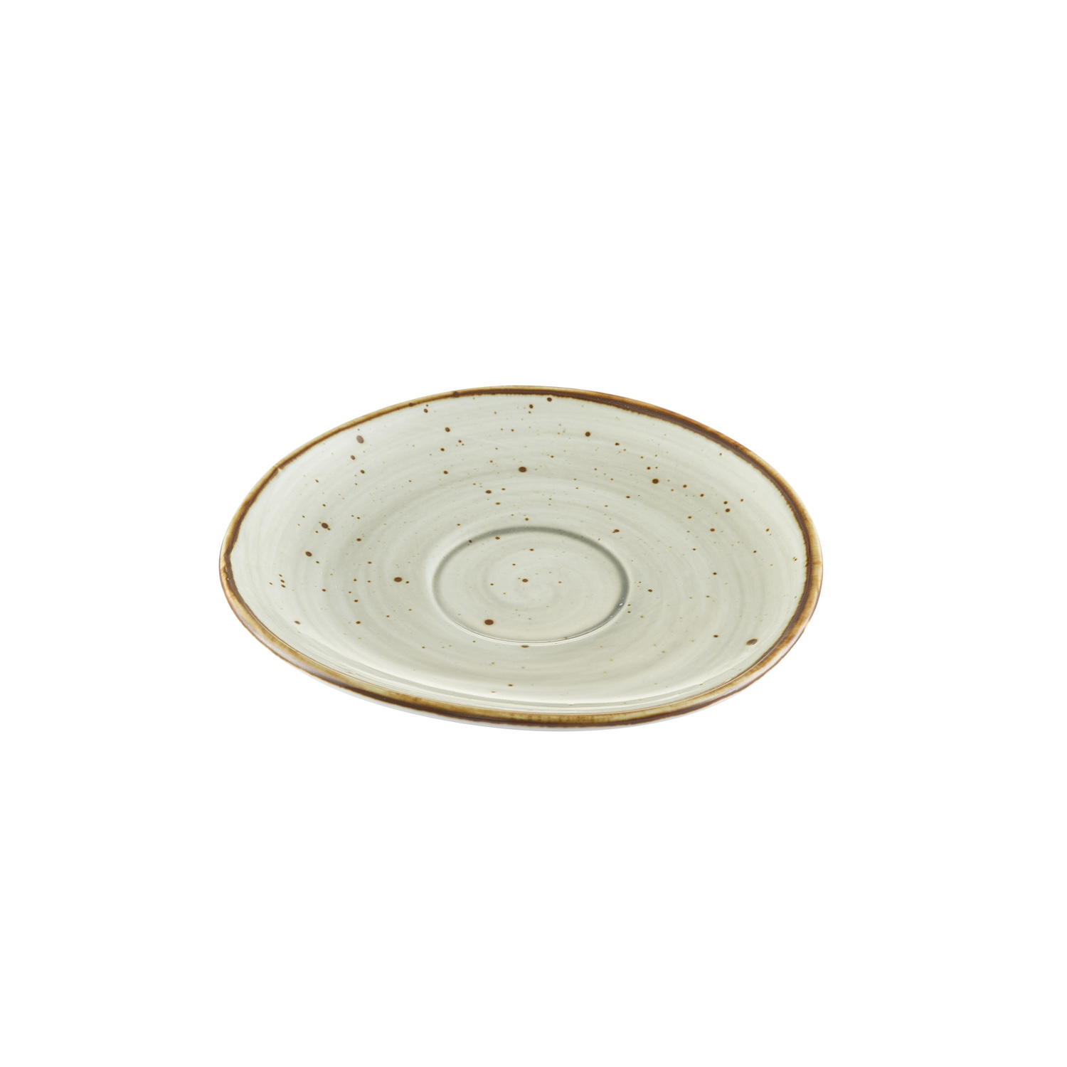 CAC China TUS-2-BGE Tucson Desert Beige Porcelain Saucer for TUS-1-BGE 6 1/4"  - 3 dozen