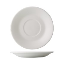 CAC China GDC-2 Grand Canyon Bone White Porcelain Saucer for GDC-1, GDC-37, etc. 5 1/2" - 3 dozen