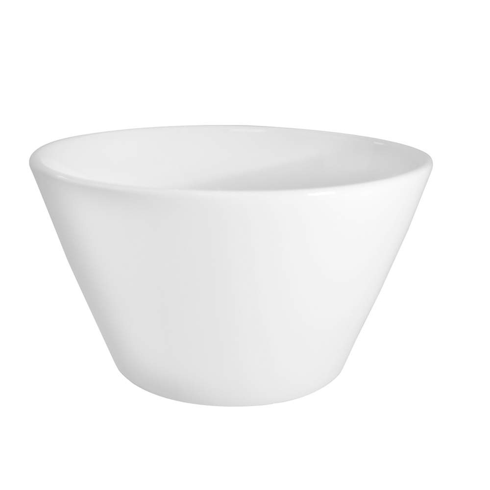 CAC China 101-V3 Accessories Super White Porcelain Soup Bowl 4 oz., 3 1/2" - 4 dozen