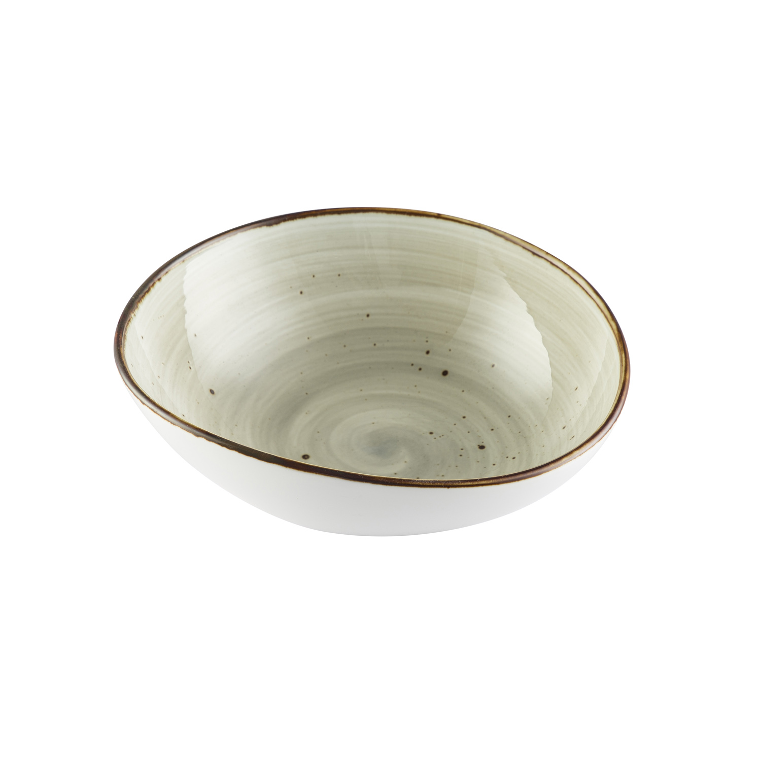 CAC China TUS-B6-BGE Tucson Porcelain Desert Beige Soup/Salad Bowl 13 oz., 6"  - 3 dozen