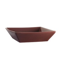 CAC China KC-B6-PLM Color Arts Stoneware Plum Square Bowl 15 oz., 6" - 2 dozen