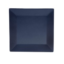 CAC China KC-16-CBU Color Arts Stoneware Cobalt Blue Square Plate 10&quot; - 1 dozen