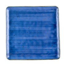 CAC China TUS-SQ21-BLU Tucson Porcelain Starry Night Blue Square Plate 12"  - 1 dozen