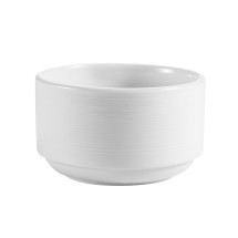 CAC China HMY-48 Harmony Super White Porcelain Bouillon Cup 12 oz., 4&quot;  - 3 dozen