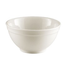 CAC China RCN-B405 RCN Specialty Super White Porcelain Stacking Bowl 12 oz., 4 7/8&quot;  - 4 dozen