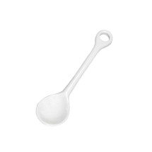 CAC China SPN-4 Gourmet Collection Super White Tasting Spoon 4 1/2&quot;  - 6 dozen