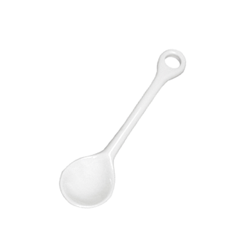 CAC China SPN-4 Gourmet Collection Super White Tasting Spoon 4 1/2"  - 6 dozen
