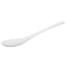 CAC China SPN-5 Gourmet Collection Super White Tasting Spoon 4 1/2"  - 6 dozen
