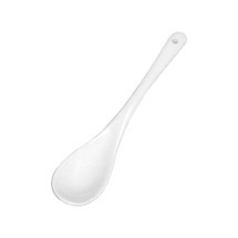 CAC China SPN-6 Gourmet Collection Super White Tasting Spoon 5&quot;  - 6 dozen