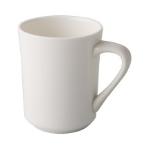 CAC China GW-TM8 Great Wall Bone White Porcelain Tierra Mug 8 oz., 2 7/8" - 3 dozen