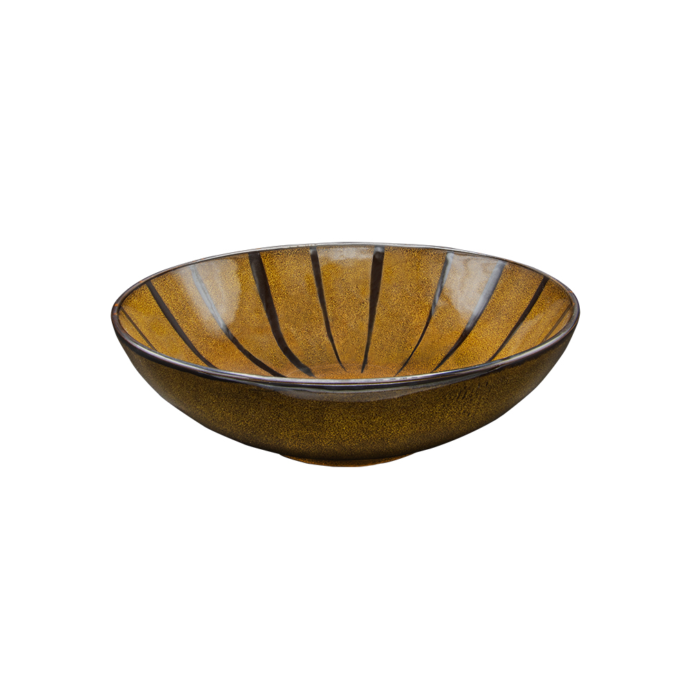 CAC China 112002-B7 Uxmal Stoneware Bowl 28 oz., 7 3/4" - 2 dozen