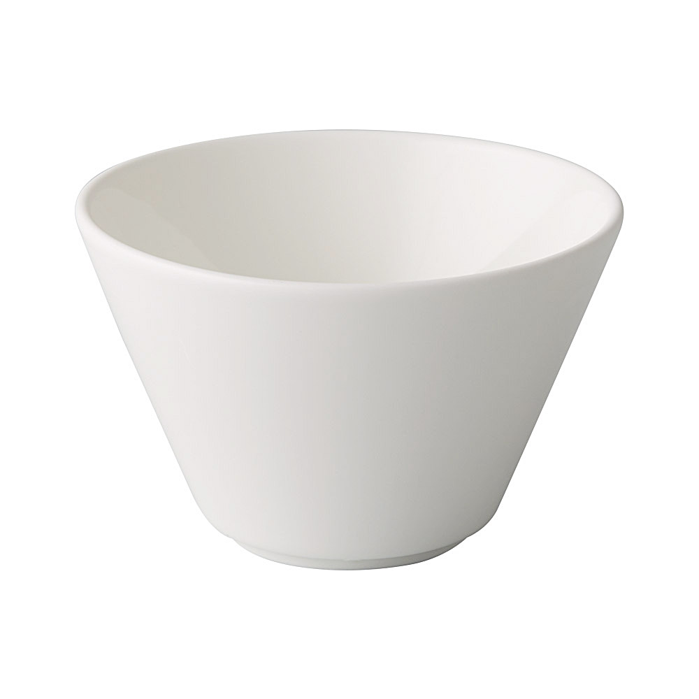 CAC China GDC-V4 V Grand Canyon Bone White Porcelain Bouillon Cup 8 oz., 4" - 3 dozen