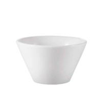 CAC China RCN-V46 RCN Specialty Super White Porcelain V Bowl 7 oz., 4&quot;  - 3 dozen