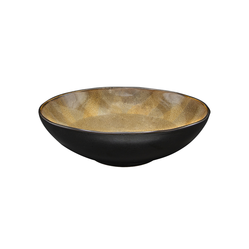CAC China 112003-B7 Yaxha Stoneware Bowl 20 oz., 7 1/4" - 2 dozen