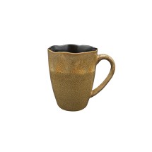 CAC China 112003-17 Yaxha Stoneware Mug 14 oz., 3 1/2" - 2 dozen