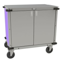 Cadco CC-LUC-L7 Locking Utility Cart, Purple Panels 