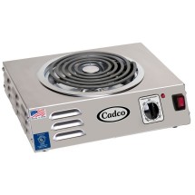 Cadco CSR-3T(220) Hi-Power Electric Portable Single Hot Plate, Tubular, 220V
