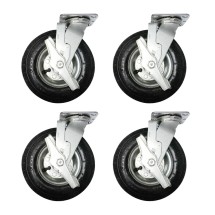 Cadco PW-4 Outdoor Pneumatic Wheels Kit for Cadco Carts, 4/Set