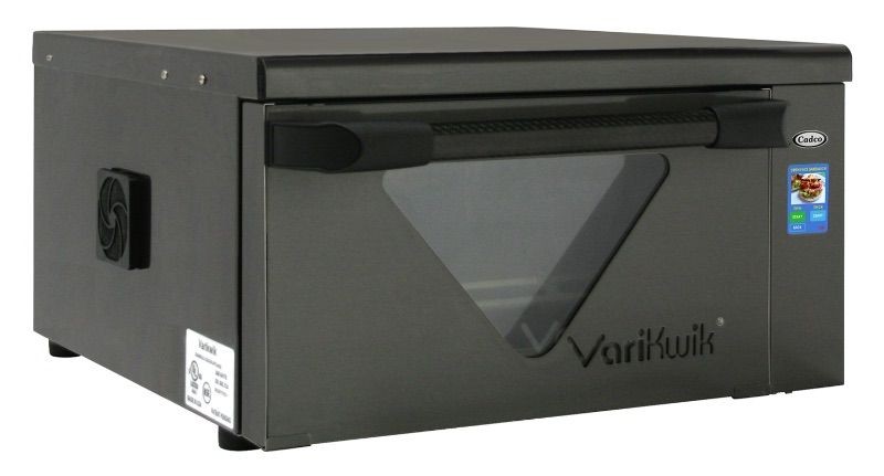 Cadco VKII-220 Electric Countertop VariKwik Fast Cooking Tri-Heat Oven, Stainless/Charcoal 220V